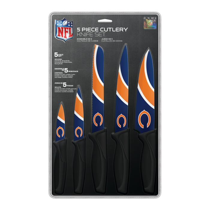 NFL Chicago Bears 5-pc Kitchen Knives