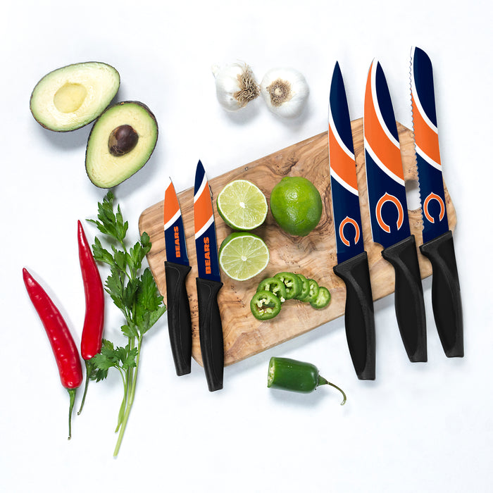 NFL Chicago Bears 5-pc Kitchen Knives