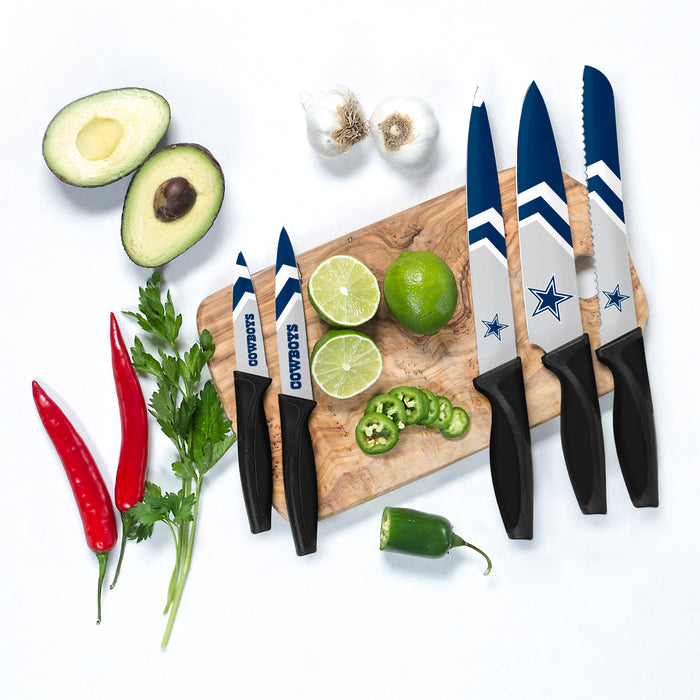 NFL Dallas Cowboys 5-pc Kitchen Knives
