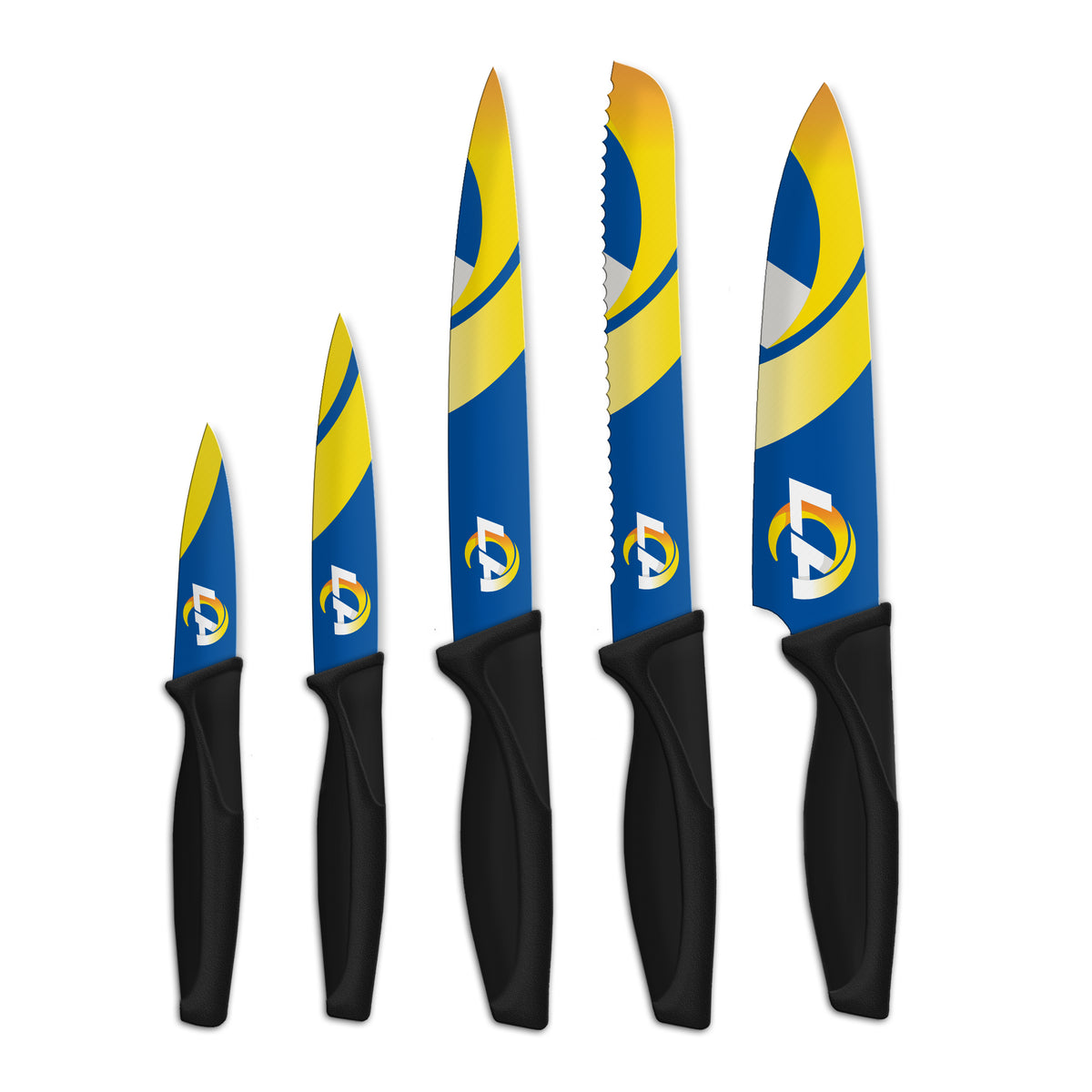 NFL LA Rams 5-pc Kitchen Knives — Inglasco
