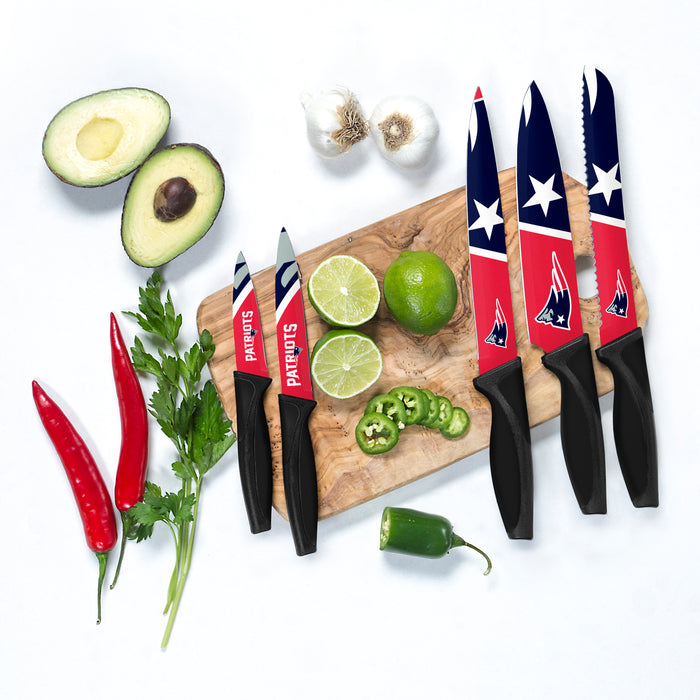 NFL New England Patriots 5-pc Kitchen Knives