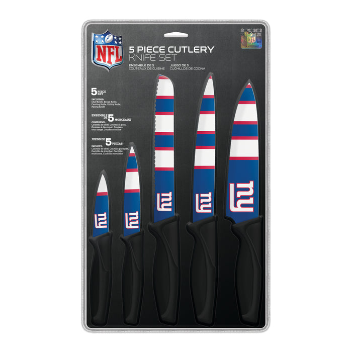 NFL New York Giants 5-pc Kitchen Knives