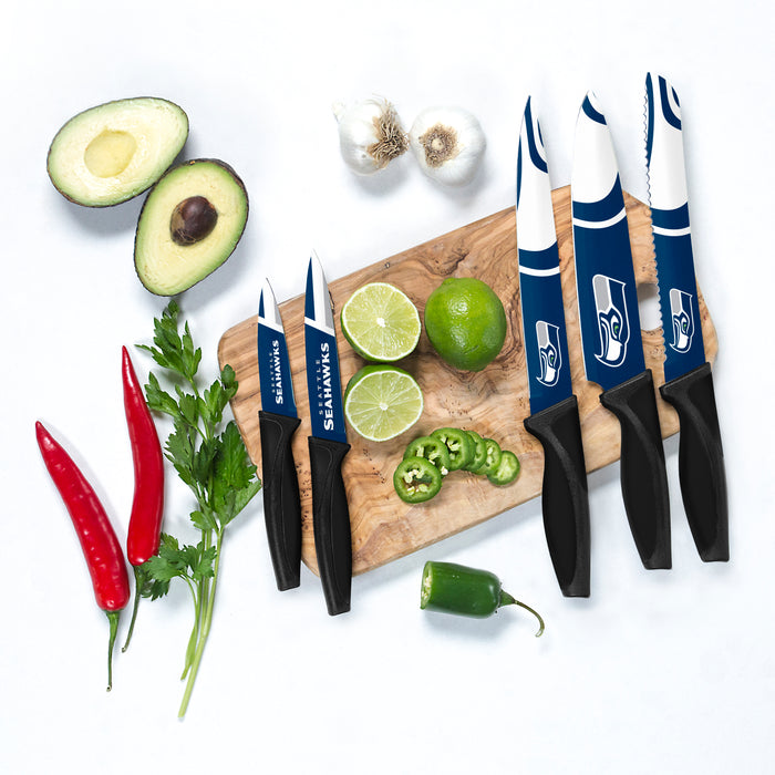 NFL Seattle Seahawks 5-pc Kitchen Knives