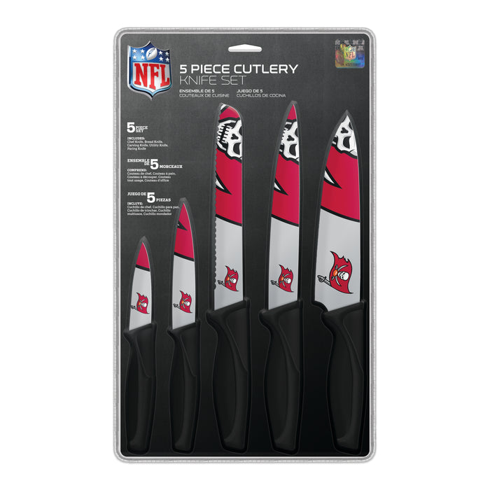 NFL Tampa Bay Buccaneers 5-pc Kitchen Knives