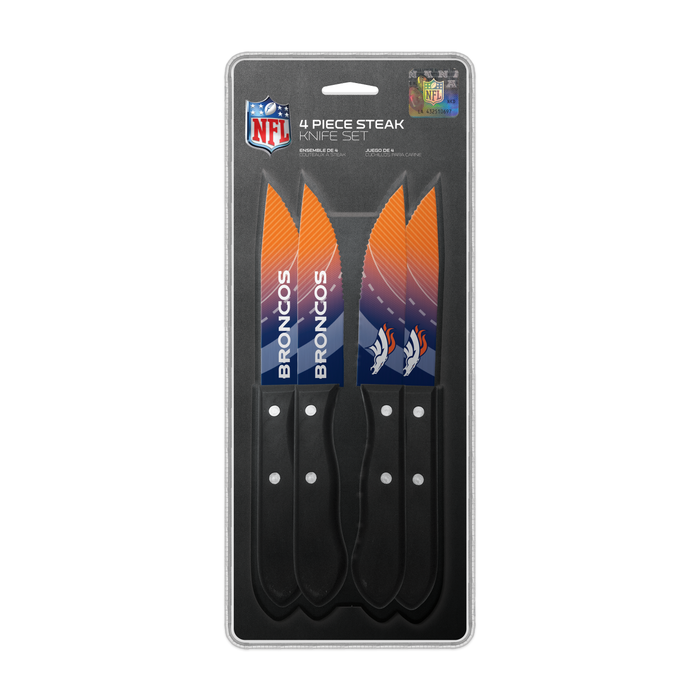 NFL  Denver Broncos 4-pc Steak Knives