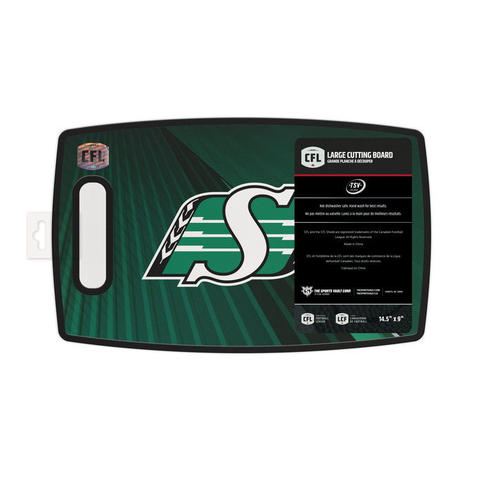 CFL Saskatchewan Roughriders Large Cutting Board