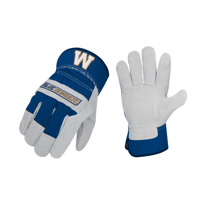 CFL Winnipeg Blue Bombers Closer Work Gloves