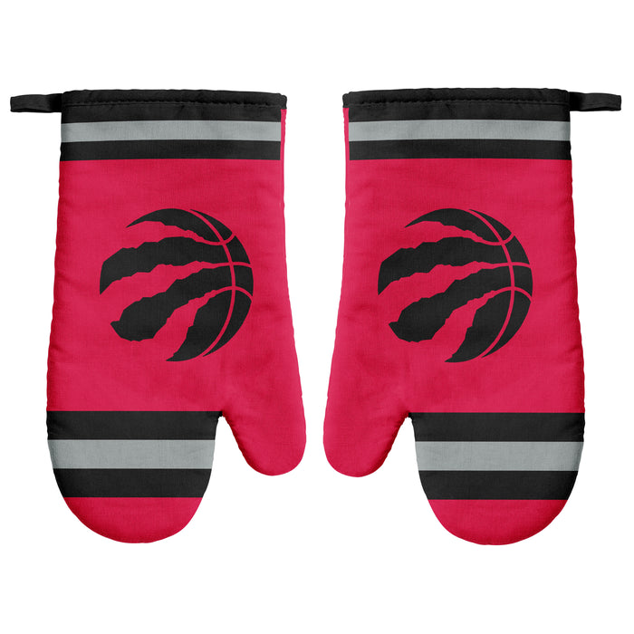 NBA Toronto Raptors 2Pc Kitchen Oven Mitt Set 7x10.5