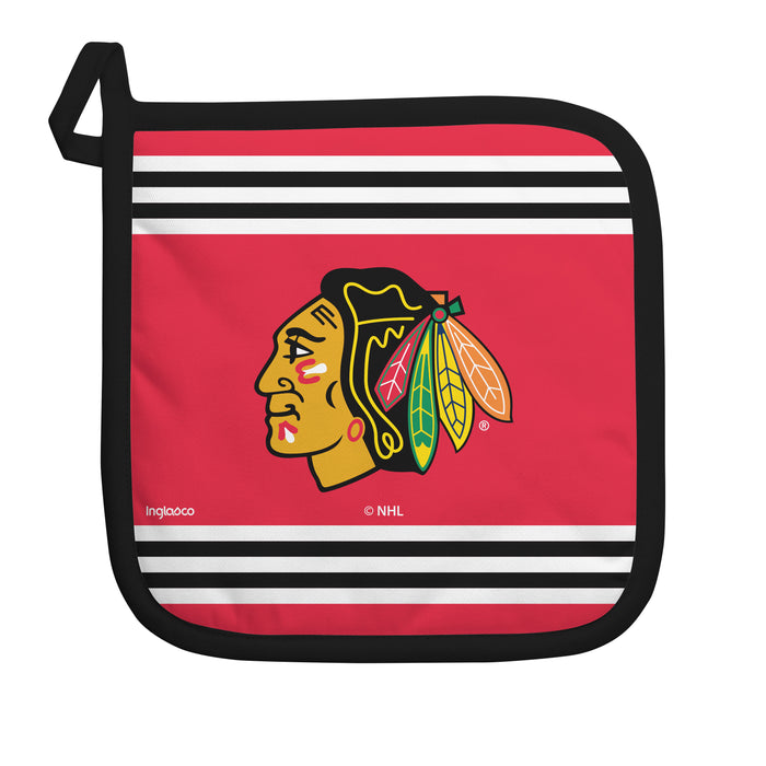 NHL Chicago Blackhawks Kitchen Towel & Pot Holder Sets