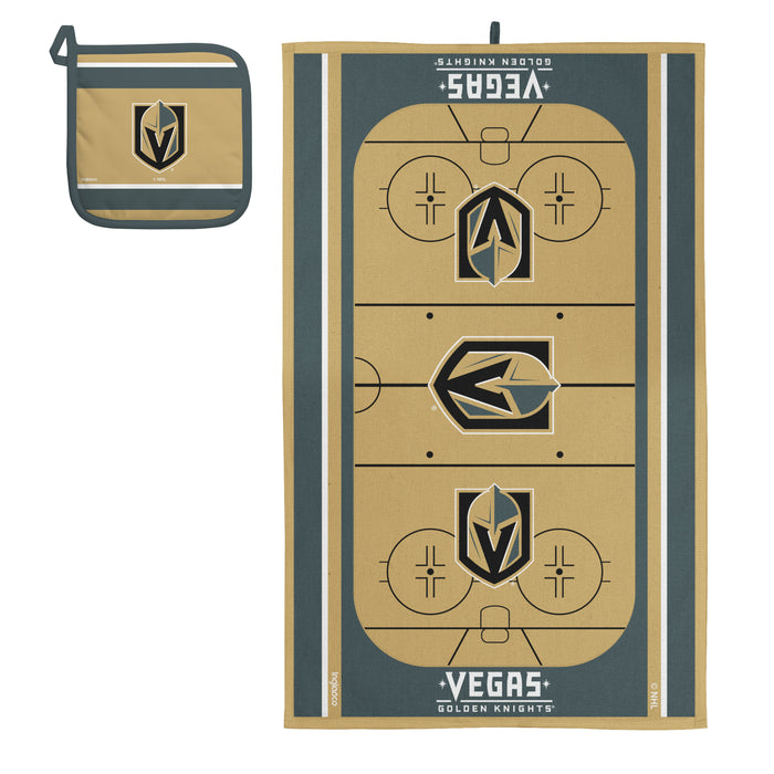 NHL Vegas Golden Knights Kitchen Towel & Pot Holder Sets