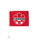 Canada Soccer Double-Sided 11x15 Car Flag