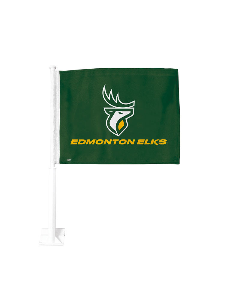 Edmonton Elks Double-Sided 11x15 Car Flag