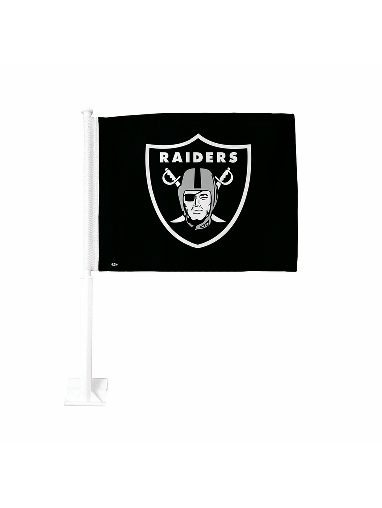 Oakland Raiders Double-Sided 11x15 Car Flag