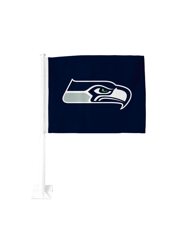 Seattle Seahawks Double-Sided 11x15 Car Flag