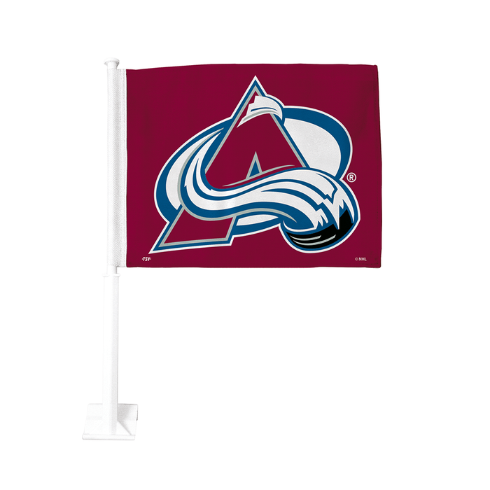 NHL Colorado Avalanche Double-Sided 11x15 Car Flag