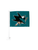 San Jose Sharks Double-Sided 11x15 Car Flag