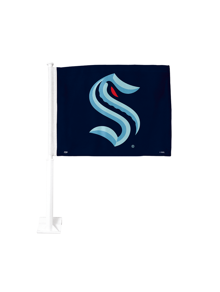 Seattle Kraken Double-Sided 11x15 Car Flag