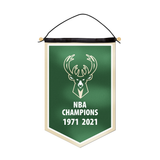 NBA Milwaukee Bucks 12 X 18 Victory Banner