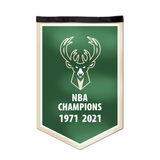NBA Milwaukee Bucks 12 X 18 Victory Banner