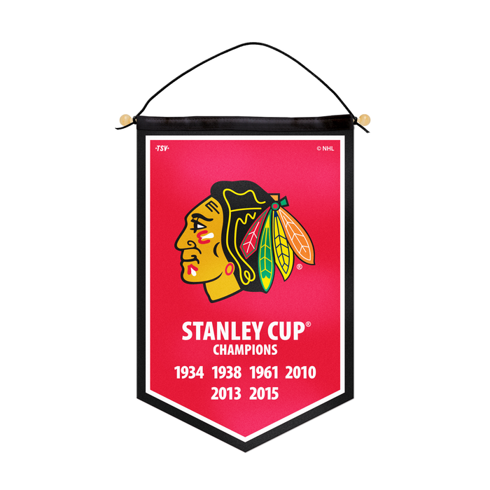 NHL Chicago Blackhawks 12 X 18 Victory Banner
