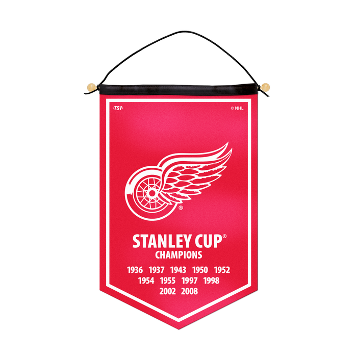 NHL Detroit Red Wings 12 X 18 Victory Banner