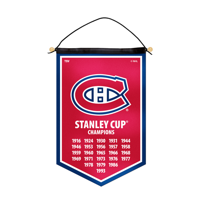 NHL Montreal Canadiens 12 X 18 Victory Banner