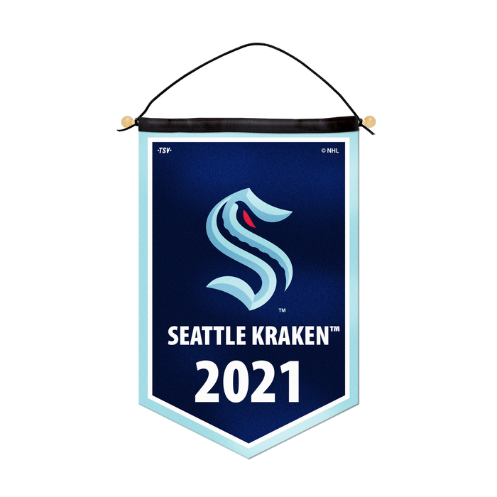 NHL Seattle Kraken 12 X 18 Victory Banner