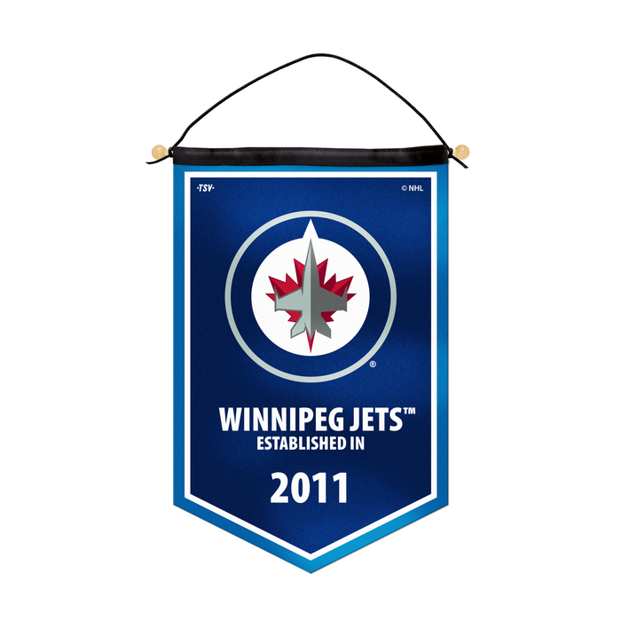 NHL Winnipeg Jets 12 X 18 Victory Banner