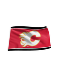 Calgary Flames 3x5 White Flag with Grommets