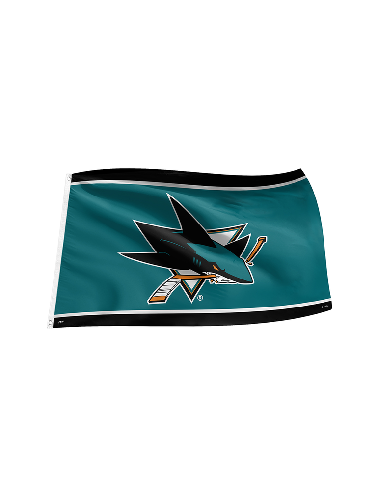 San Jose Sharks 3x5 Flag with Grommets