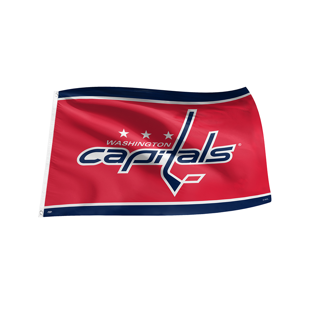 NHL Washington Capitals 3x5 Skate Flag with Grommets