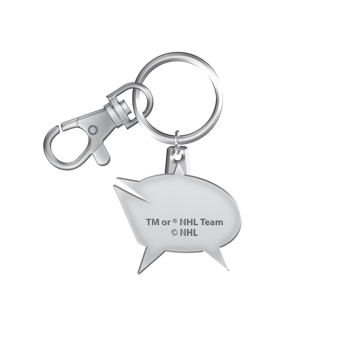 NHL Columbas Blue Jackets Keychain Logo