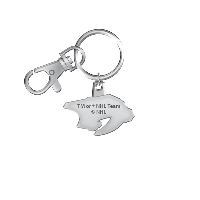 NHL Nashville Predators Keychain Logo