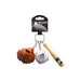 MLB Toronto Blue Jays bat ball glove keychain on retail hangtag card with sport packaging
