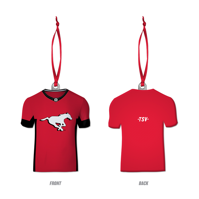 CFL Calgary Stampeders Jersey Ornament