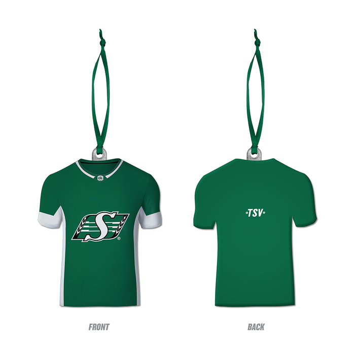 CFL Saskatchewan Roughriders Jersey Ornament