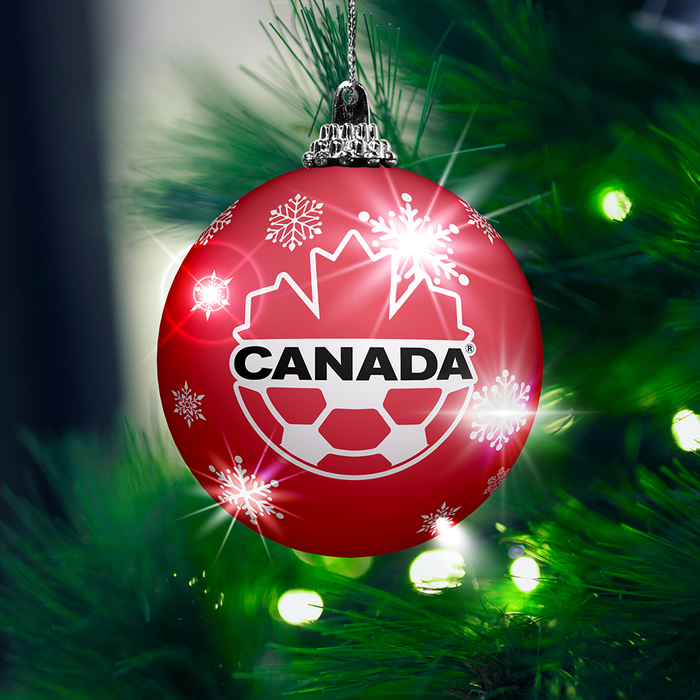 Canada Soccer Light-Up Ball Ornament
