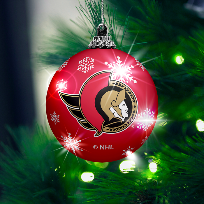NHL Ottawa Senators Light-Up Ornament 2-Pack