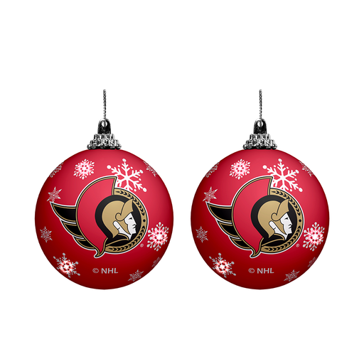 NHL Ottawa Senators Light-Up Ornament 2-Pack