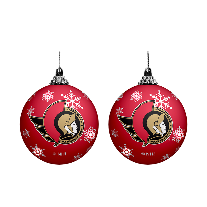 NHL Ottawa Senators Light-Up Ornament 2-Pack