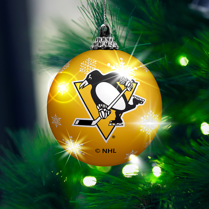 NHL Pittsburgh Penguins Light-Up Ornament 2-Pack
