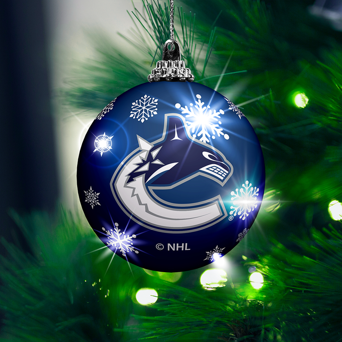 NHL Vancouver Canucks Light-Up Ornament 2-Pack