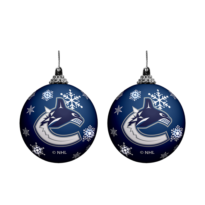 NHL Vancouver Canucks Light-Up Ornament 2-Pack