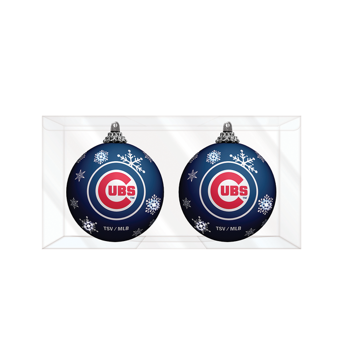 MLB Chicago Cubs Light-Up Ornament 2-Pack