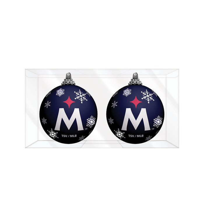 MLB Minnesota Twins Light-Up Ornament 2-Pack
