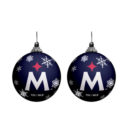 MLB Minnesota Twins Light-Up Ornament 2-Pack