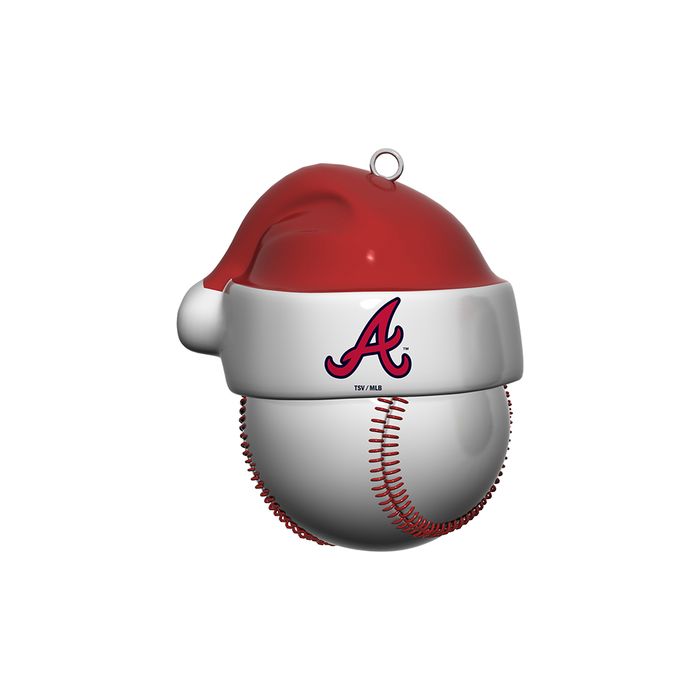 MLB Atlanta Braves Ball Ornament