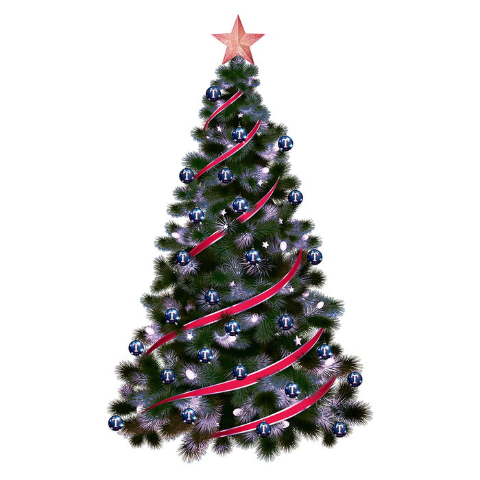 MLB Texas Rangers Light-Up Ornament 2-Pack
