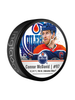 NHLPA Connor McDavid #97 Edmonton Oilers Souvenir Hockey Puck In Cube