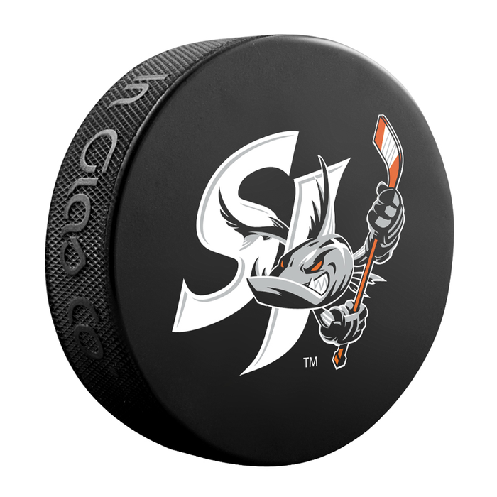 AHL San Jose Barracuda Classic Souvenir Hockey Puck